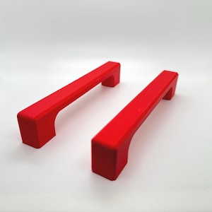 Tiradores Crimson Christmas / Compatibles con IKEA – Tiradores modernos mate para cajones / Herrajes minimalistas escandinavos para armarios