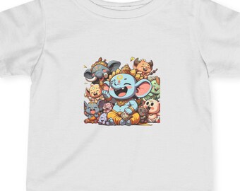 Ganesha Baby T-Shirt: Playful Hindu Design, Divine Joy