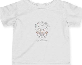 Lotus Design Infant Tee: Mystic Threads Sacred Beginnings Shirt