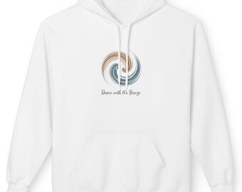 Dance with the Breeze Hoodie: Spiritual Comfort Fleece Sweatshirt