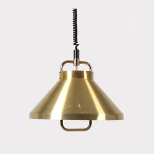 Pendant Light, Danish Modern Brass  - Jo Hammerborg for Fog & Mørup