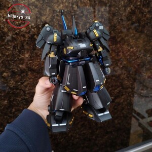 Gundam PMX-003 The-O Jupitoris Prototipo Mobile Suit Nero Blocco da costruzione 3D