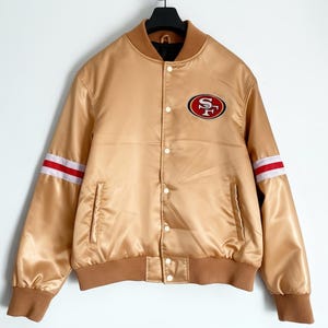 Sf 49 Ers Gold Bomber Jacket - Etsy