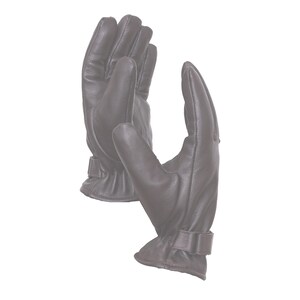 Men&#39;s Leather Winter Gloves: Warm, Soft, Adjustable Strap