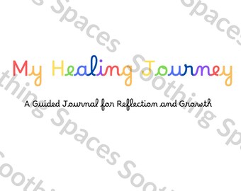 My Healing Journey Journal | 30-Day Trauma Recovery Workbook | Printable Mental Health Journal PDF