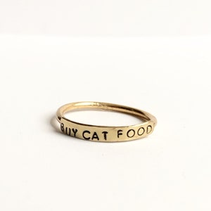 Funny Cat Lady Ring
