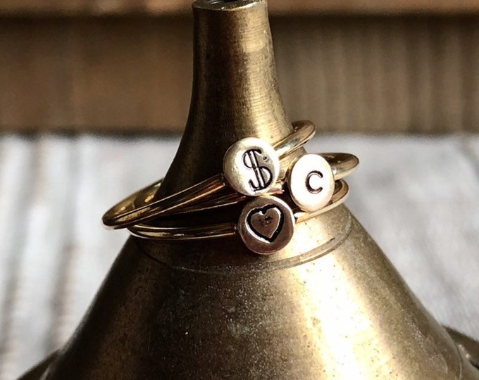 Personalized Stack Rings