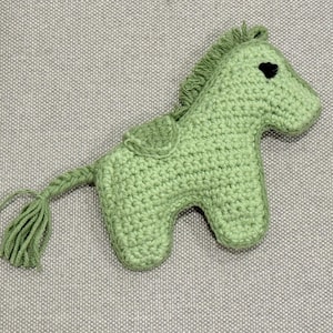 Handmade Crochet Horse Toy – Soft, Cute keychain