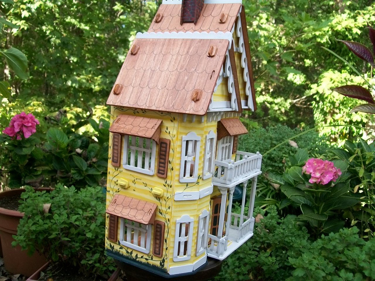 Victorian Hand Painted Lady Wooden Dollhouse Etsy