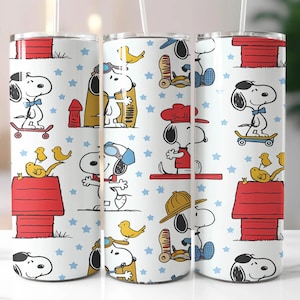 Cartoon Dog 2.0 20oz Tumbler Wrap - Cartoon Dog PNG - Digital Sublimation Design - Instant Download