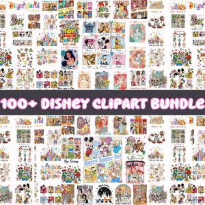 100+ Disney All Character Png Bundle, Mickey and Friends Png, Disney Princess Png, Pooh and Friends Png, Toy Story Png, Disneyland Trip Tee
