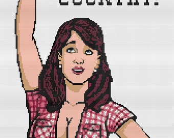 Outlaw Country Cherlene Archer Cross Stitch Pattern