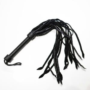 Handmade Real Cowhide Leather Cat Flogger