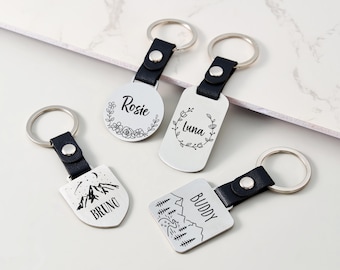 Personalised Pet Tag, Stainless Steel Dog ID Tag, Cat Tag with Engraved Name, Durable Dog Name Tag for Collar, Gift for Pets