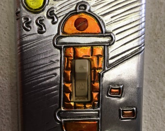 La Garita Puerto Rico El Morro Single Silver Switch Plate  Toogle Switchplate Light Switch cover