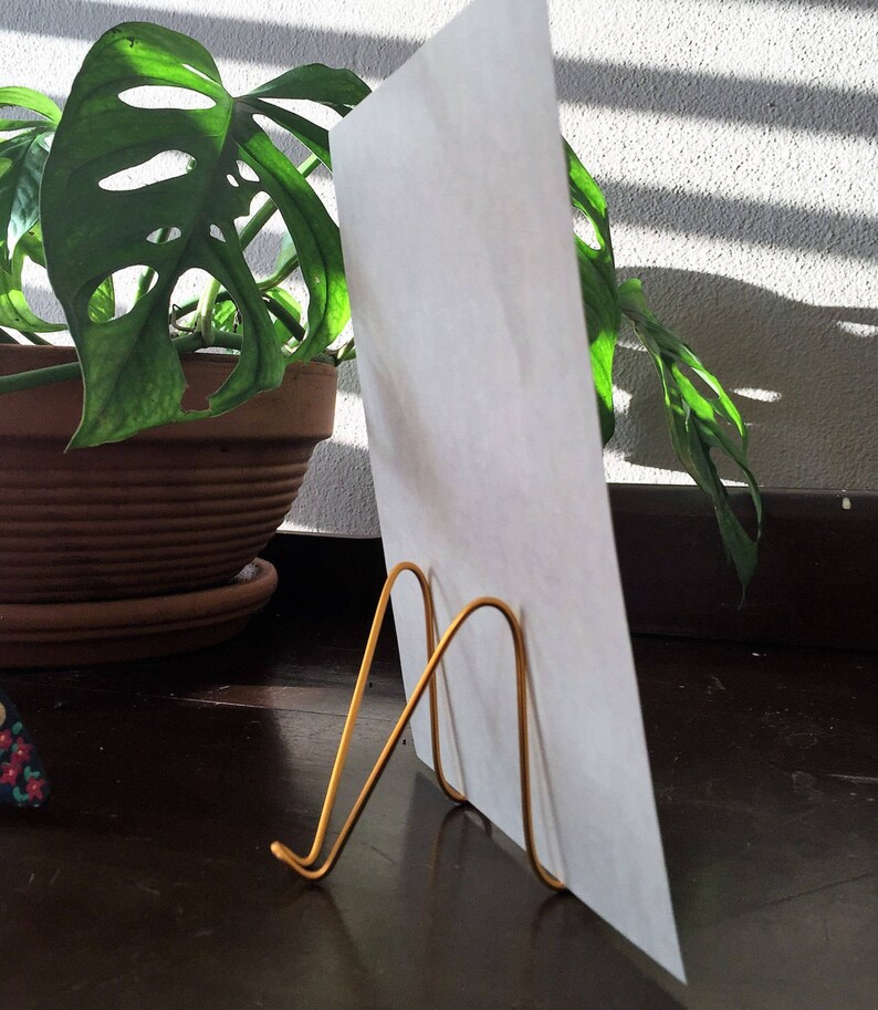 15pk Large GOLD MINI Easel Holder Stand for 5 X 7 Etsy