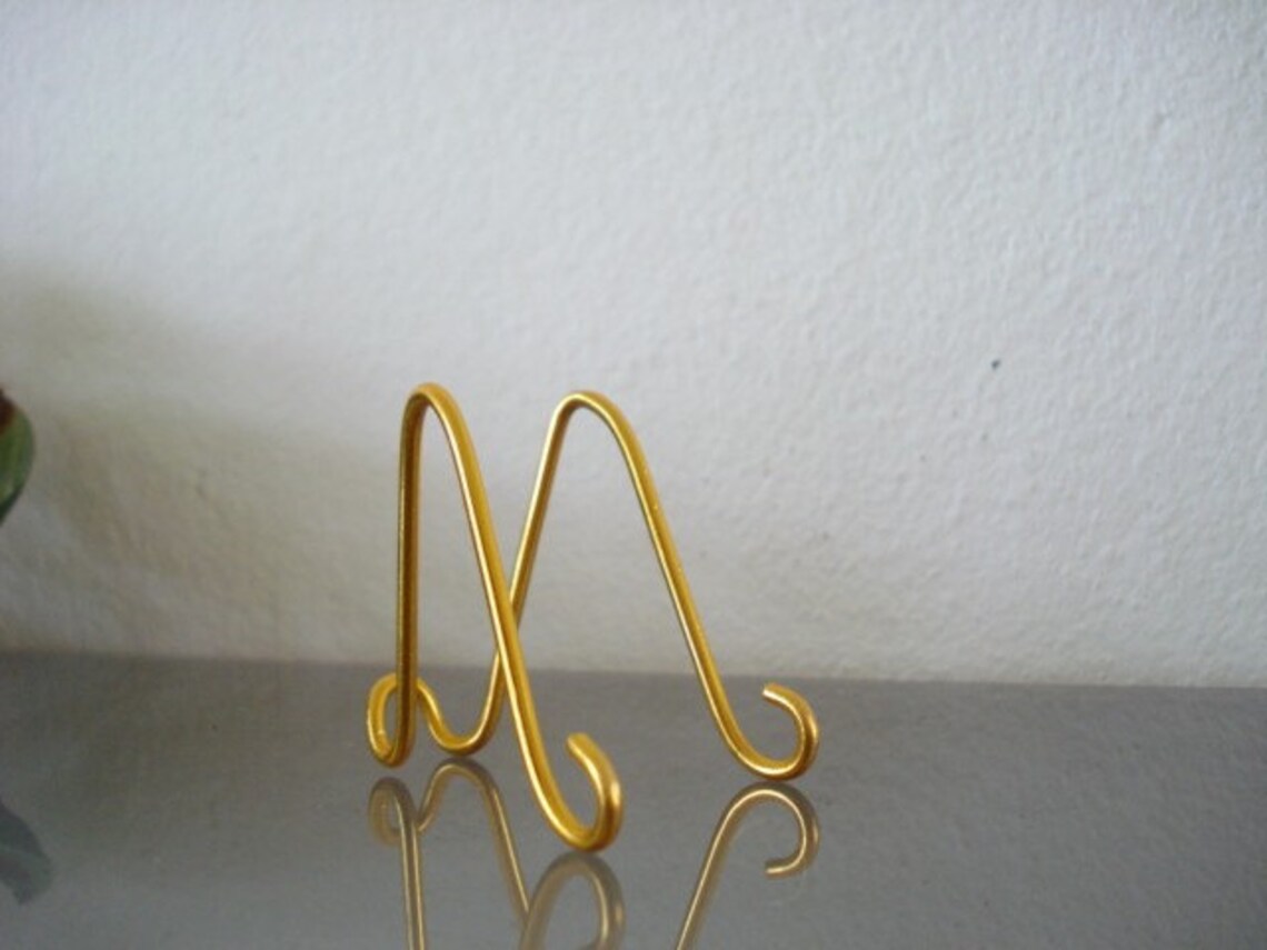 10 pk Small Mini GOLD Wire Stand Easel Holders Table number Etsy