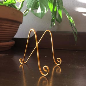 40 pk Large GOLD MINI Easel Holder for 5 x 7 Table Name Holders Photo Card Art Holder Place Card Business Card Promotion Display image 1