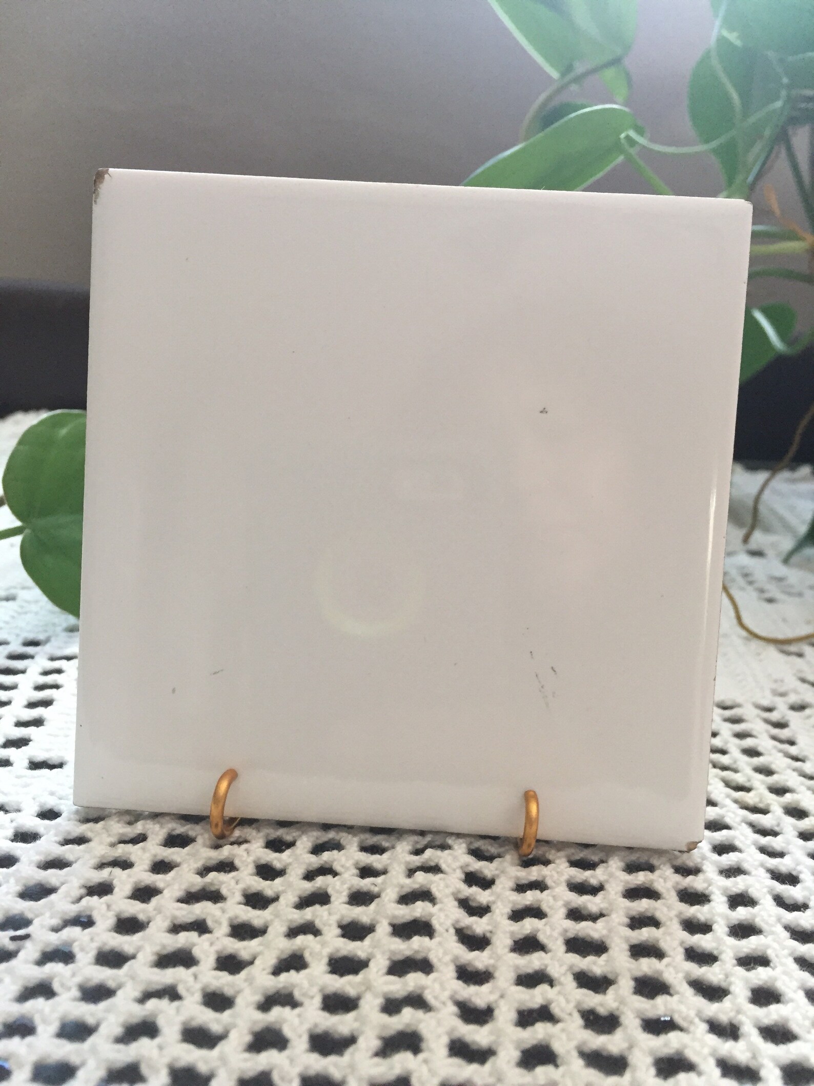 30 Pk Gold Medium 4x4 TILE Mini Holders Stand Easel Tiles 4x4 1/4 ...