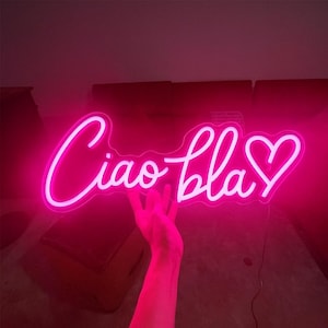 Personalized LED Neon Light Sign | Custom Neon Name Sign | Neon Sign for Bedroom | Neon Home Decor Lights | LED Sign Custom | Neon Sign Gift