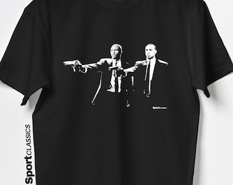 Patrick Viera & Thierry Henry Pulp Fiction Style T Shirt | Arsenal T Shirt | Arsenal Shirt | Christmas Gift For Arsenal Fan Football Gift