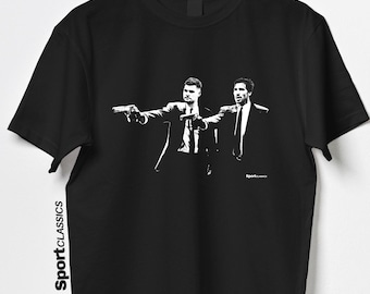 Bruno Guimaraes & Sandro Tonali Pulp Fiction Style T Shirt | Newcastle T Shirt | Newcastle Shirt | Christmas Gift For Newcastle Fan Football