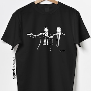 Eddie Howe and Jason Tindall Pulp Fiction Style T Shirt | Newcastle T Shirt | Newcastle Shirt | Christmas Gift For Newcastle Fan Football image 1