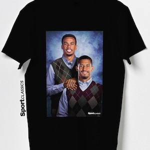 William Saliba & Gabriel Magalhaes Step Bros Style T Shirt | Arsenal T Shirt | Arsenal Shirt | Christmas Gift For Arsenal Fan Football