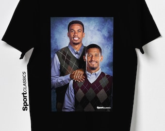 William Saliba & Gabriel Magalhaes Step Bros Style T Shirt | Arsenal T Shirt | Arsenal Shirt | Christmas Gift For Arsenal Fan Football