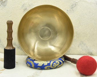 7金属チベット振動療法シンギングボウル 23cm ヒーリングトーン