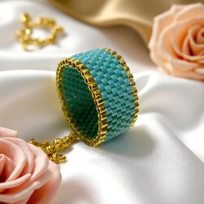 Miyuki Delica Ring - Etsy