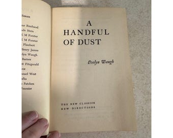 A Handful of Dust Evelyn Waugh New Directions New Classics 1945 Hardcover Red