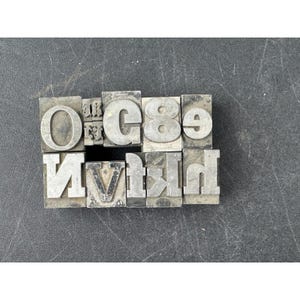 鉛活字ブロック - Etsy 日本