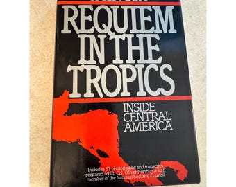 Requiem i tropikerna Jack Cox 1987 Inbunden Första uppl. Oliver North Iran-Conta