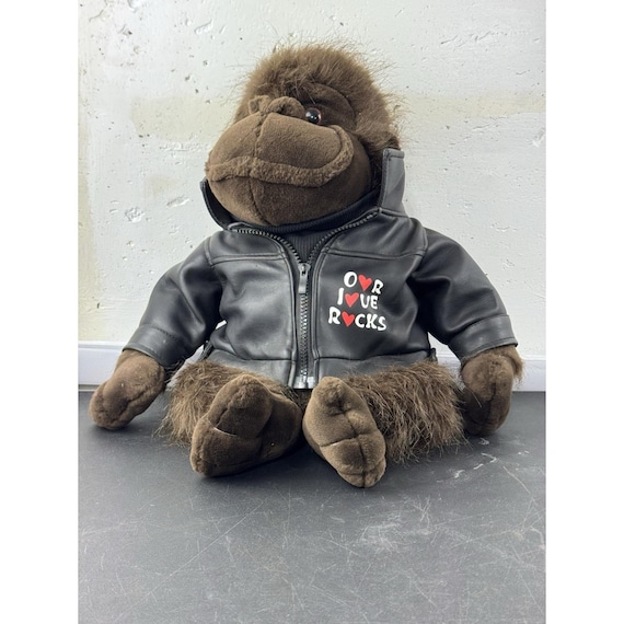 Dan Dee Collectors Choice Gorilla Plush Our Love Rocks Faux