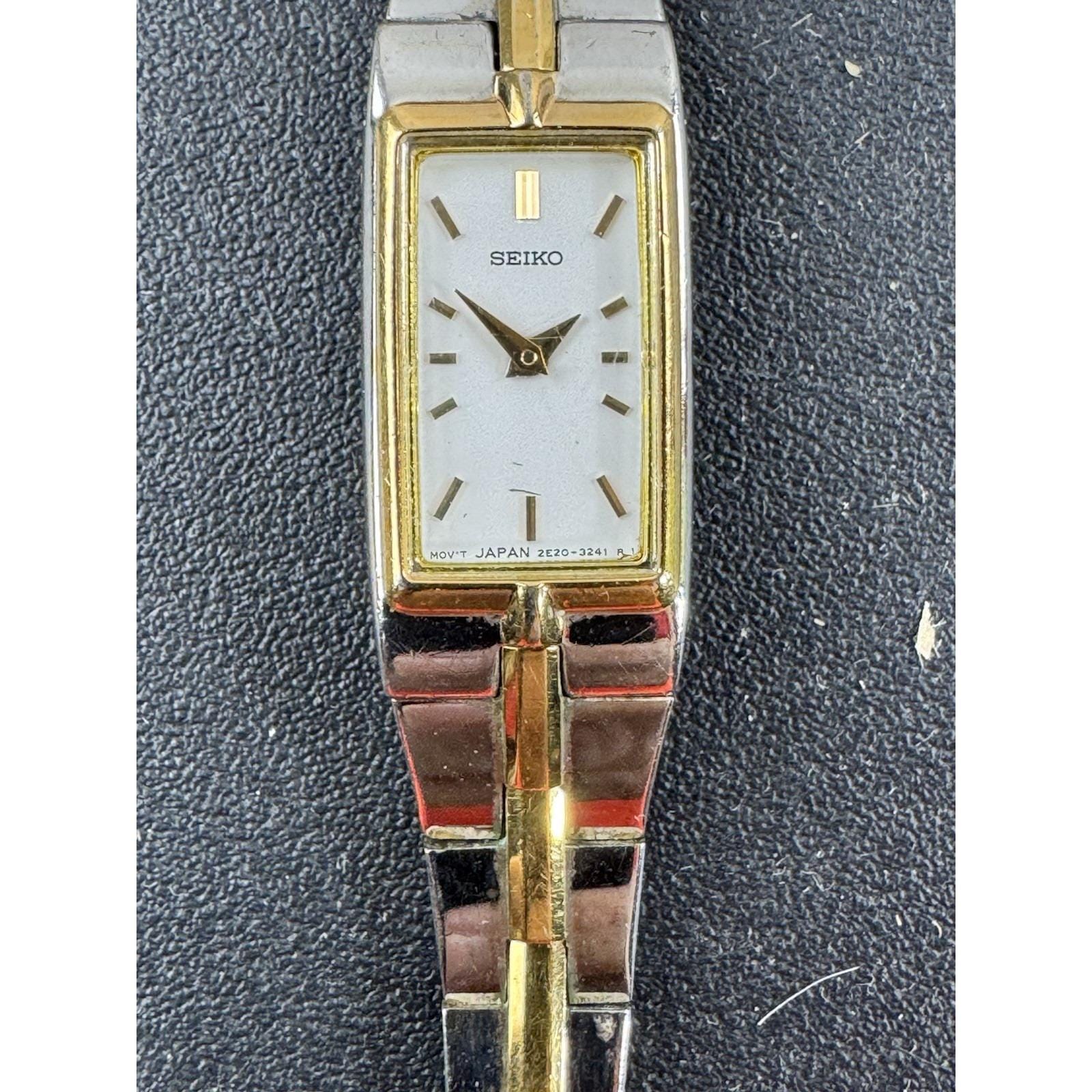 ▲SEIKO セイコー 2E20-7510 ラサール スクエア SS クオーツ △SEIKO セイコー 2E20-7510 ラサール スクエア SS クオーツ △SEIKO