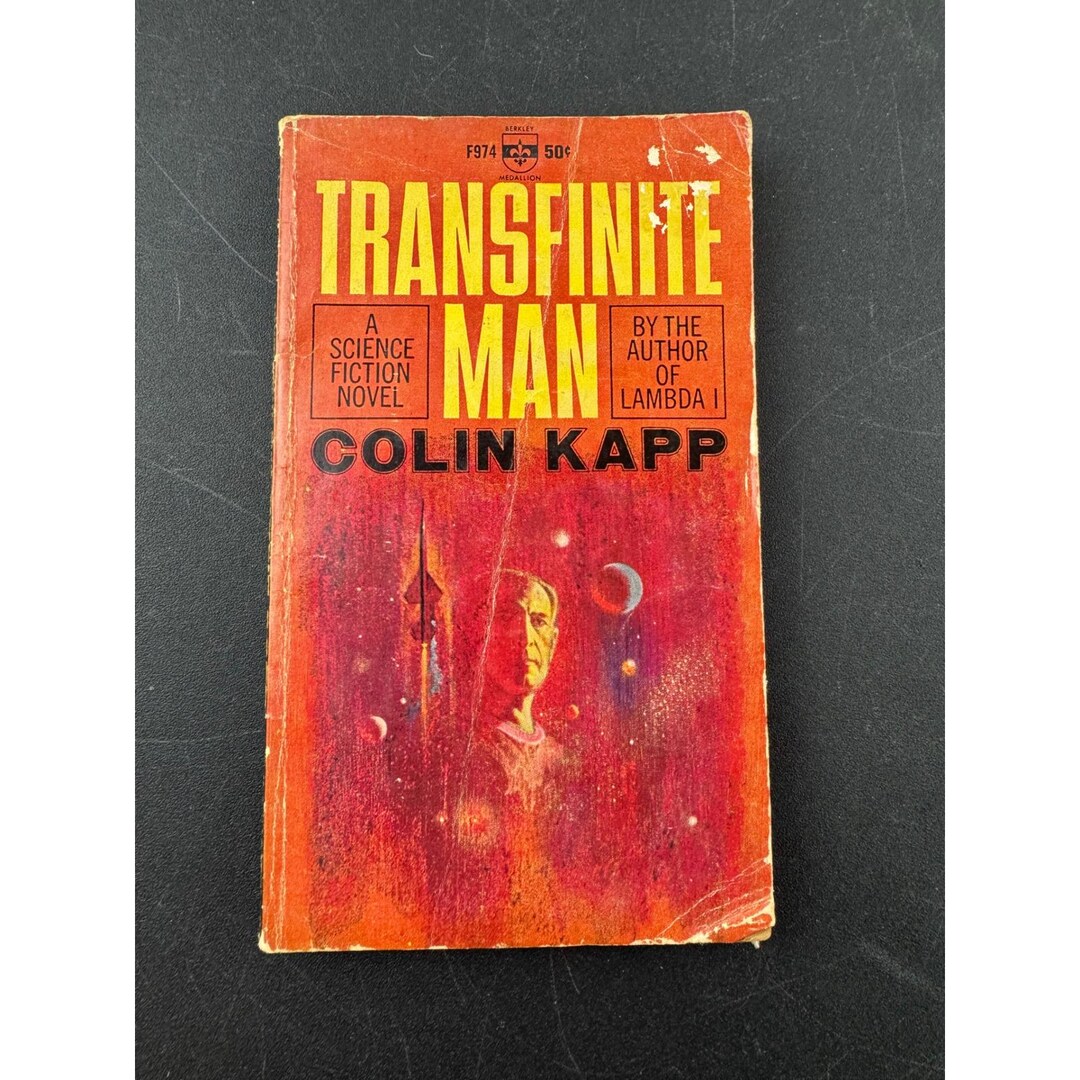 Transfinite Man Colin Kapp Science Fiction Novel Berkeley Medallion ...