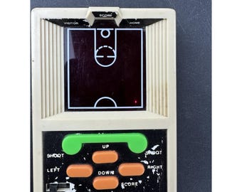 Vintage Sears Electronic Basketball Handheld Game Retro Portable LCD Toy