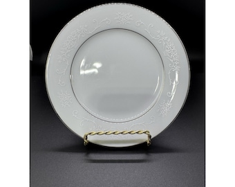 Vintage Noritake Whitehall 6115 Platinum Trim Bread Dessert Plate