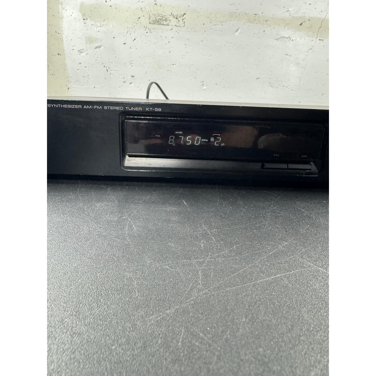 ケンウッド KT-59 クォーツシンセサイザー AM/FMステレオチューナー