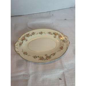 SALE!  Homer Laughlin Eggshell Georgian Large  Platter 13 1/2&quot; X 10 1/2&quot;