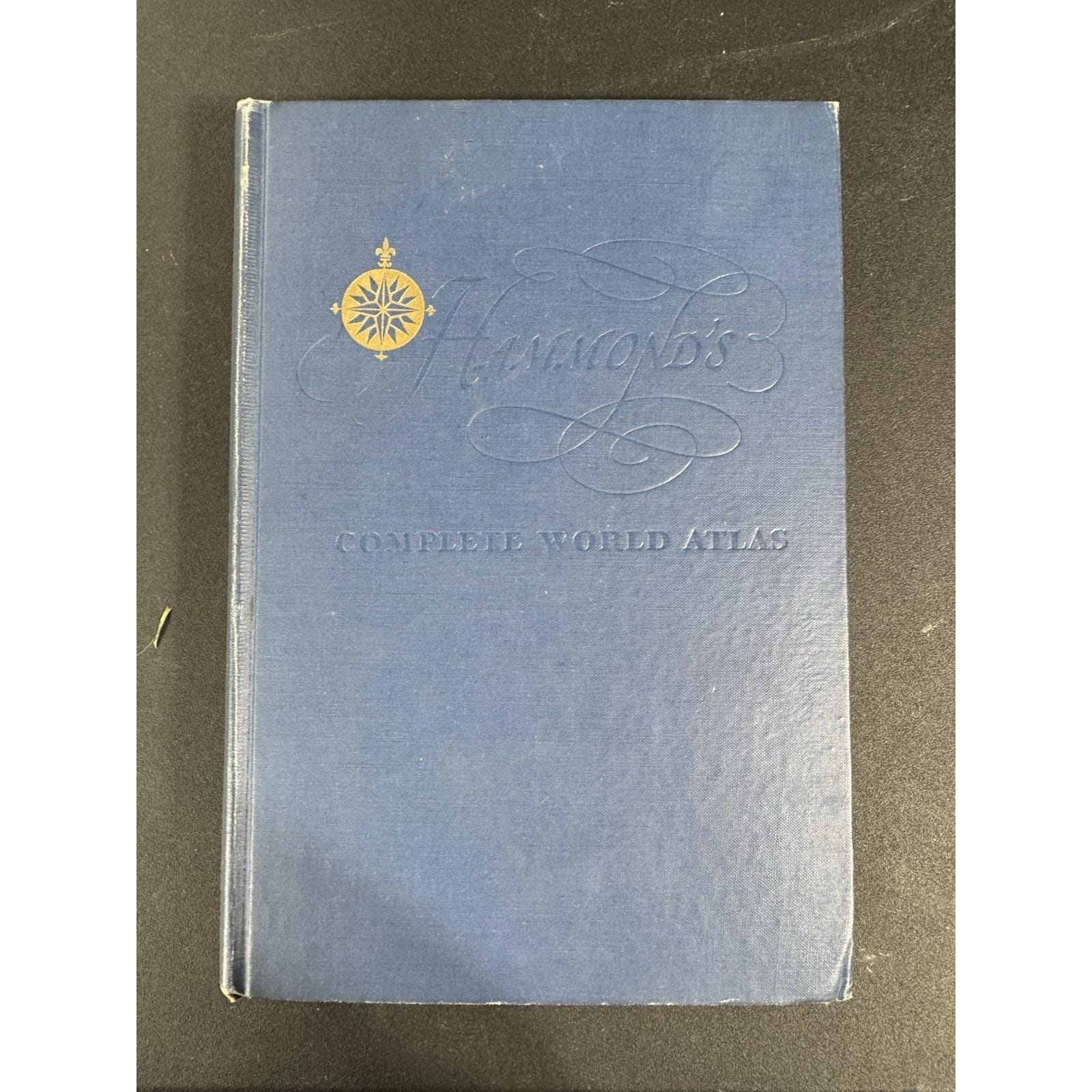 Hammond's Complete World Atlas 1950 - Etsy Canada