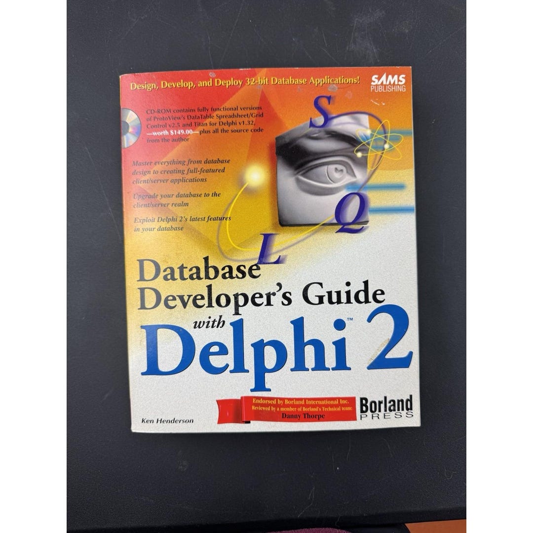 Database Developers Guide With Borland Delphi 2 1996 - Etsy Norway