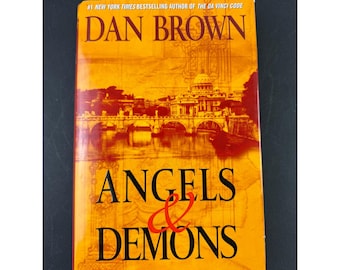 Ángeles y demonios, Dan Brown, Tapa dura, Primera edición Atria, 2003, Robert Langdon