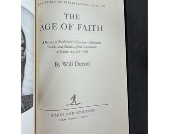 The Age of Faith by Will Durant 1950 - The Story of Civilization Part IV