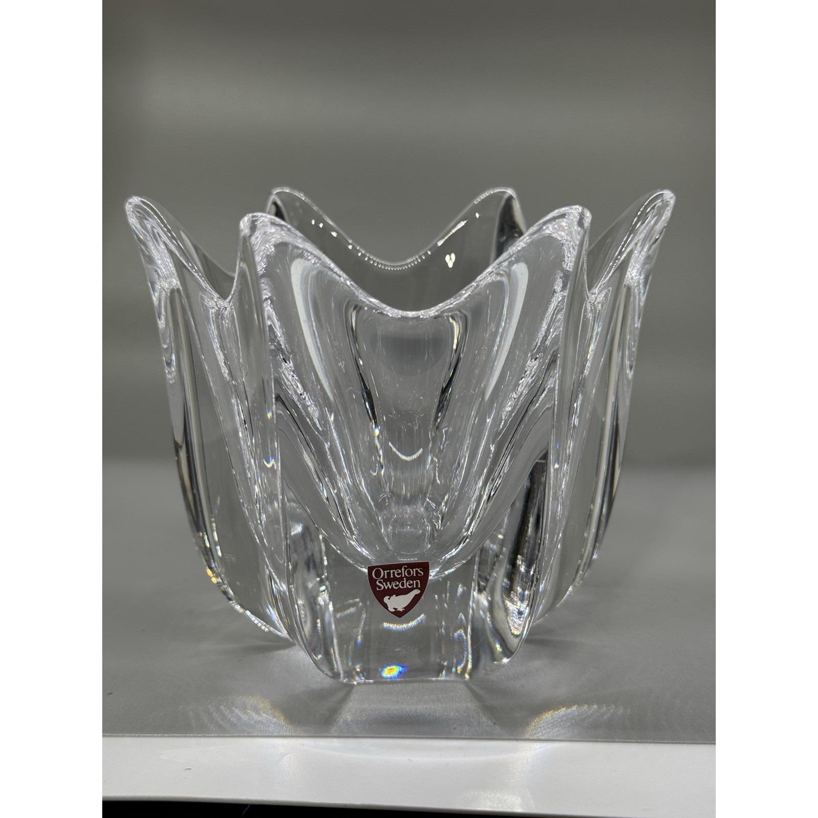 ヴィンテージ オレフォス クリスタルボウル サイン入り - Etsy 日本