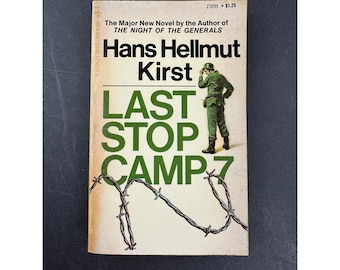 Última parada Campamento 7 Hans Hellmut Kirst Berkley Medallion Edición de bolsillo 1971 Vintage