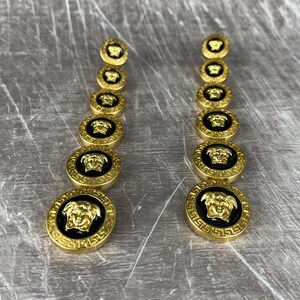 Orecchini pendenti Versace Gold Medusa