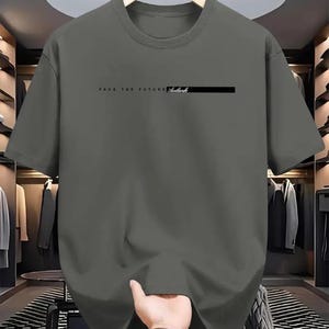 Men&#39;s 100% Cotton Loose Fit Graphic T-Shirt  Summer Casual Round Neck Short Sleeve Unisex Streetwear