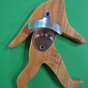 Bigfoot shape wall mounted Bottle Opener